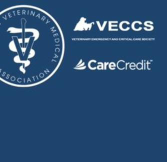 AVMA, VECCS, and CareCredit logos
